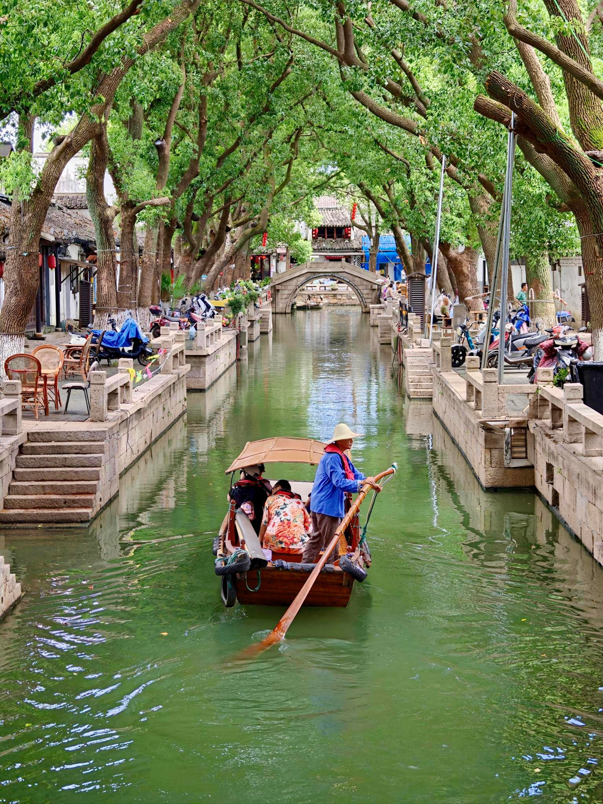 Water Town Serenity: Tongli Day Tour with UNESCO Gardens, Boat Ride & Pingtan Teahouse